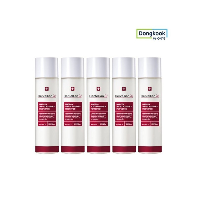 Centellian24 마데카 솔루션 에센스 퍼펙션 120ml 5개 피부장벽 보습 진정
