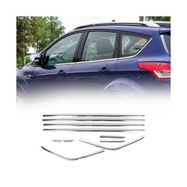 OMAC Window Molding Trim Streamer for Ford Escape 2013-2019 Stainless Steel 10x