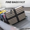 Luggage Straps - Black, 78" Long, 2 Inches Wide, 4