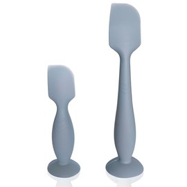 Esptula de crema para paales, paquete de 2 esptulas para bebs, tamao completo  mini aplicador de crema de paales de silicona para bebs, necesidades...