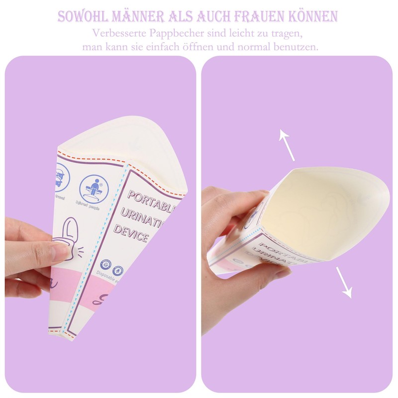Jasvelly Urinal for Women, Foldable Urinal, Portable Urinal, Standing or