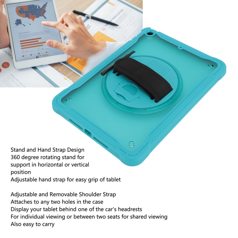 Tablet Shockproof Case Multifunction Tablet Protective Case Cover with Hand