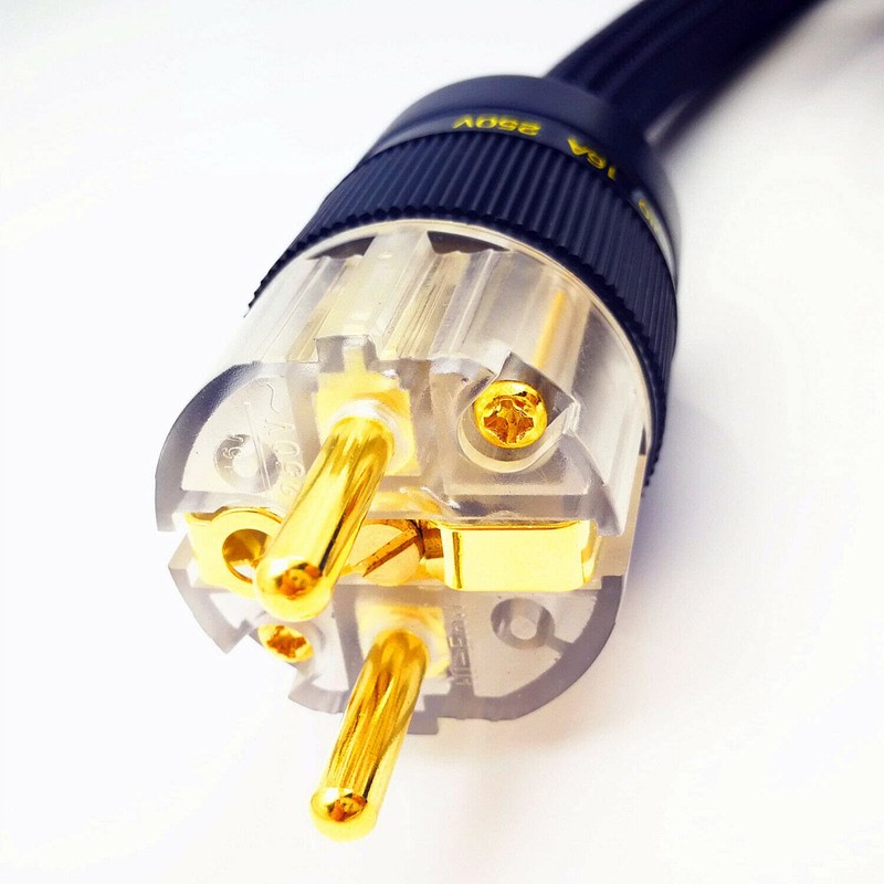 WAudio 10AWG Audio Power Cable - EU Standard HiFi Power