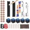 Vefungyan 39pcs Pool Cue Repair Kit: 2 Pool Cue Tip