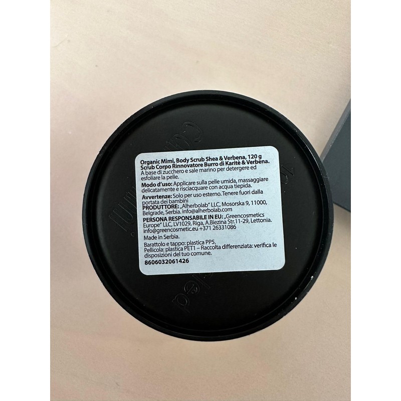 Body Scrub Renewal Shea Butter & Verbena 120g