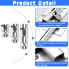 NINGYER 24 Pieces Sliding Latch, Stainless Steel Deadbolt Lock with