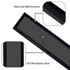 TECFORG 12 Inch Linear Shower Drain,Rectangle Shower Floor Drain, with