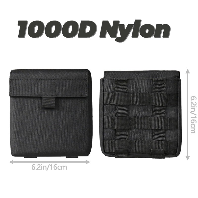 ULIONTAC Side Molle EDC Pouches for Backpack Waist Belt Attachment