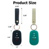 QKWL 2Pcs Silicone Keychain Cover, Silicone Key Fob Cover, Key