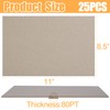 Chipboard Sheets (8.5 Inch x 11 Inch, Pack, 25)