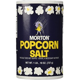 1Lb 10oz Morton Popcorn Salt For Green Salad, Corn on the Cob, French Fries, Nuts