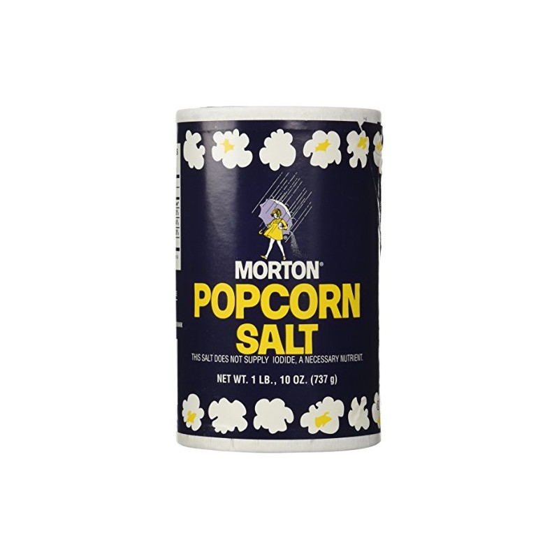 1Lb 10oz Morton Popcorn Salt For Green Salad, Corn on