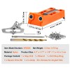 56 Pcs Mini Pocket Hole Jig System 9\" C-Clamp Step