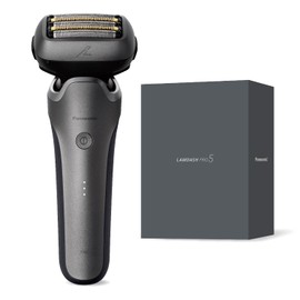 パナソニック メンズ シェーバー ラムダッシュ PRO 5枚刃 電動 髭剃り ラムダッシュAI⁺ ACアダプター充電 ES-L551U-S チタンシルバー