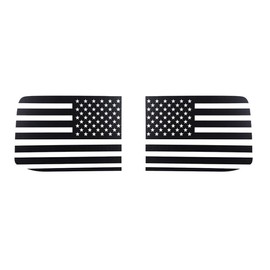 MNMSYH Us Flag Rear Window Side Trim Cover Stickers Decal 15+ Accessories for Ford for F150 2015-2020 Black 2 Pieces/Set-Pakcage UFRWSTCSDFFF1A