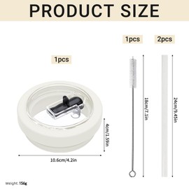 Replacement Lid for 40 oz Cups, Reusable Leak-proof and Dustproof, Tumbler Covers Cup, Reusable Waterproof Lid