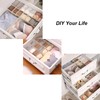 Onerbuy 8pcs Adjustable Grid Drawer Dividers DIY Plastic Closet Separator