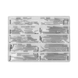 Watch Tubes Pins, 10mm to 28mm Watchband Bracelet Link Tool Watch Pin Friction Strap Pressure Bars Assortment Band Kit Watch Repair Accessory for Watchmaker