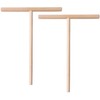 Teemando® 2 x Crepe Distributor Made of Beech Wood, 22