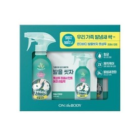 On the Body Foot Shampoo Fresh Mint 510ml + Refill 500mlx2, 1 pc / 온더바디 풋샴푸 프레시 민트 510ml + 리필500mlx2, 1개