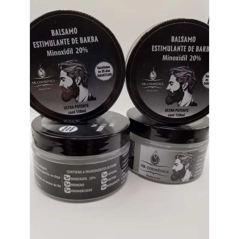 4 Balsamos Ultra Potentes Para Crecimiento De Barba Fina