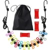 BUYLONG Retractable Portable Clothesline for Travel，Clothing line with 12 Clothes