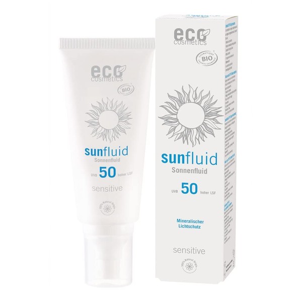 eco cosmetics Sun Fluid SPF 50 Sensitive (6 x 100 ml)