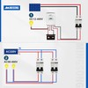 MINGSONG DC Solar Panels Disconnect Switch 16 Amp Solar Shut