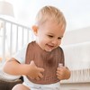 Bearmoss Muslin Baby Drooling Bibs 8 Pack, 100% Cotton Square