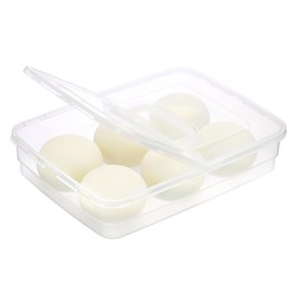 TOLIDA 14 x 10.3 Clear Plastic Pizza Dough Trays with Handle - Household Pizza Dough Proofing Box Storage Container Fits 4-6 Dough Balls, Bread Proofing Box