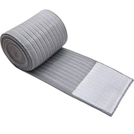 Cold Pack Strap, Elastic Belt to Wrap Cold Pack, Ice Pack Extender Strap, Add Length to Most Ice Pack, Multifunctional (Gray)