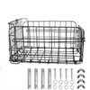 Himiway Folding Bike Rear Basket with Taillight Rainproof Rust Proof