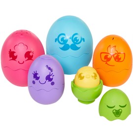 Toomies E73564 New Hide & Squeak Nesting Eggs, Large