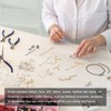 sourcing map 10Sets 8mm Leather Cord End Caps with Lobster