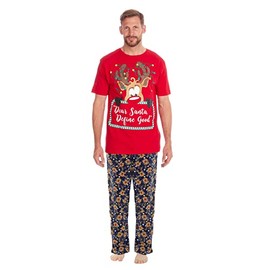Family Mens Ladies Kids Unisex Xmas Matching Pyjamas Set T-Shirt Christmas PJ (Define, 9-10 Years)