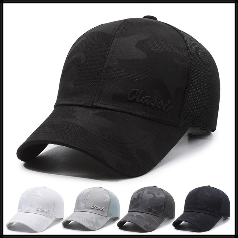 White Fang CZA183 Camouflage Mesh Hat, Cap, Casual, Outdoor, Leisure,