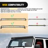 Nilight LED Light Bar Cover 52 Inches Black Nylon Protective