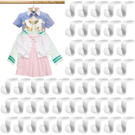 Hanger Hooks, 50pcs Clothes Hanger Connector Hooks, Space Saving Cascading Hangers Hooks, Hanger Clips Extender Hooks Heavy Duty for Closet Hanger Organizer