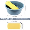 DOERDO Washboard Basin Laundry Wash Basin Hand Washboard for Laundry