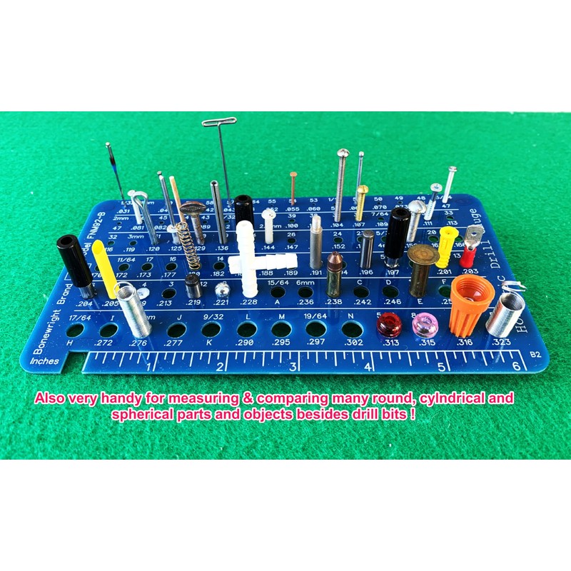 Holistic Drill Bit Gauge - 3 Drill Bit Gauges in