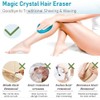 Juego de 2 gomas de pelo de cristal reutilizables para