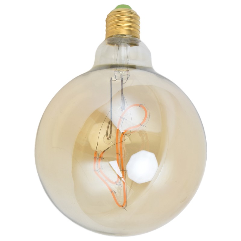 G125 E27/E26 LED Bulbs Dimmable 4W Transparent Music Note Filament