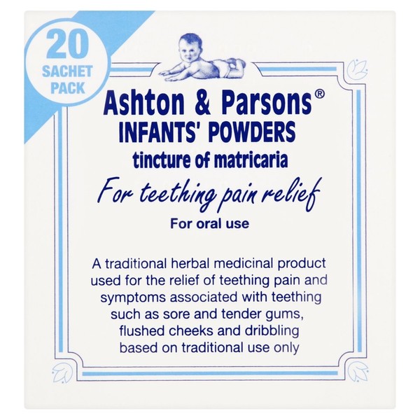 Ashton & Parsons Infants' Powders for Teething Pain Relief Satchets