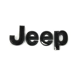 MOPAR 13-16 Compatible with Jeep Compatible with Grand Cherokee Gloss Black Compatible with Jeep Hood Emblem NAMEPLATE OEM New Compatible