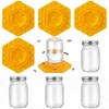8 Pack Bee Feeder for Mason Jar Bee Watering Station