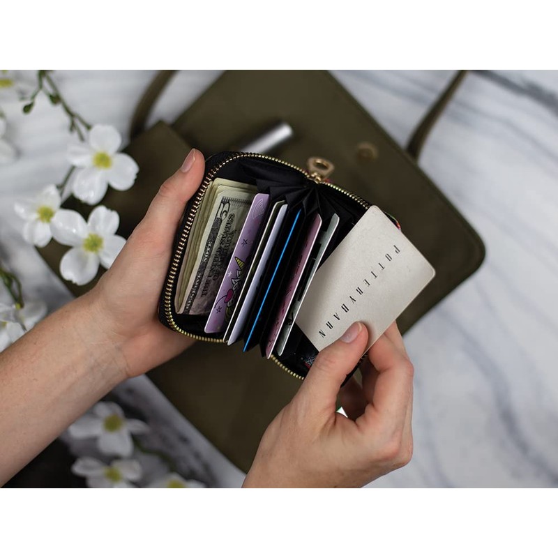 Monarque RFID Secure Armored Zipper Wallet (With God, All Things