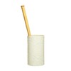 Eco Max Toilet Brush Holder, White Dandelion