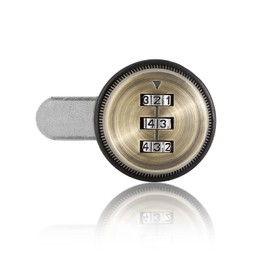 Cam Lock with Code Combination, Mechanical Lock with 3 Digits, Mailbox Lock, Keyless Mailbox Lock, Retro Cupboard Drawer for Cabinet by B