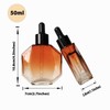 AGENIZ Amber Glass Dropper Bottles for Essential Oils 50ml/1.7oz 6