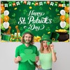 Bonieset St. Patrick's Day Backdrop, Polyester, 72.8 x 43.3 Inch,